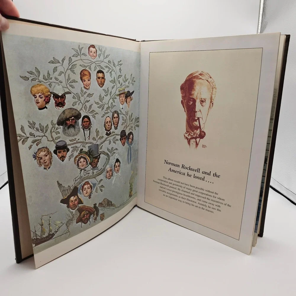 Norman Rockwell Memory Album and Buttergirl Collector‎ Plate Set Copper